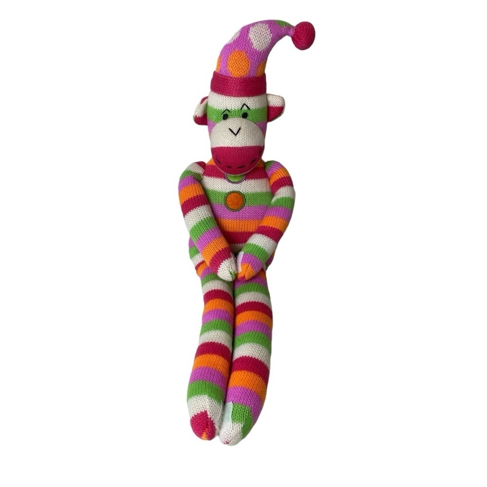 SCM Designs St Jude Hospital Sock Monkey‎ Plush Stuffed Animal